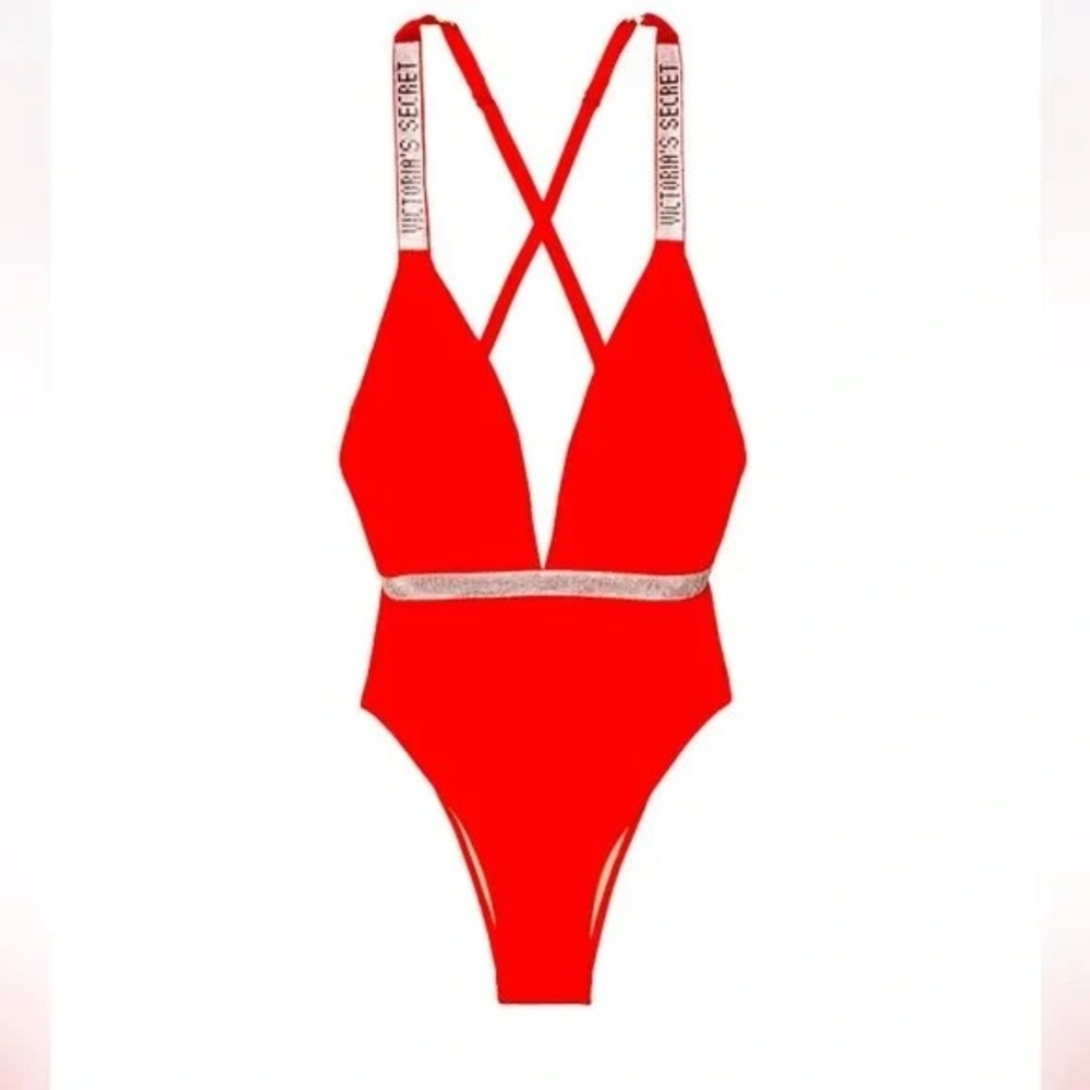 Victoria's Secret Vibrant Red Swimsuit